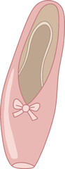 Single Ballet Shoe Coquette Pink © nrainimr