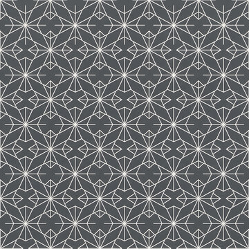 "Seamless pattern of thin white diagonal lines on a soft gray background. Minimalist geometric texture, clean and modern. Excellent for packaging, stationery, or subtle wallpaper."