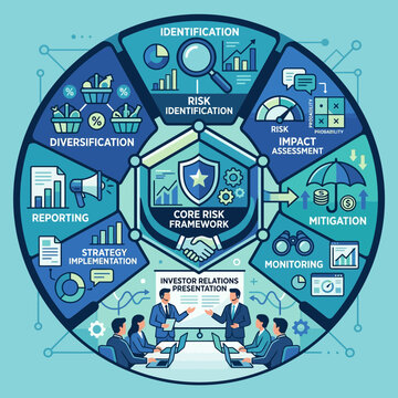 Visualizing Core Risk Management Framework Stages For Business Success