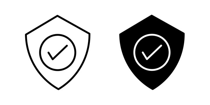 IT Protection Icon for cybersecurity defense information security and network management use in UI UX websites apps and systems Vector illustration with stroke and fill on a white background.