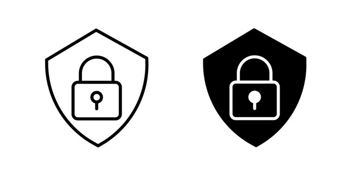 IT Security Icon for cybersecurity protection network defense nd information technology management use in UI UX websites apps and systems Vector illustration with stroke and fill on a white background