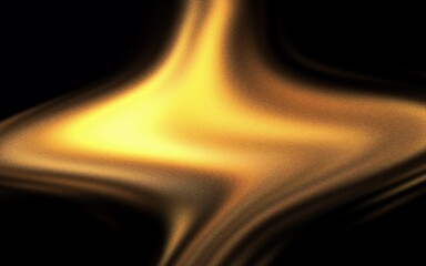 Elegant abstract gold wave grainy texture background with shiny light flow and dark space, banner, backdrop, header, cover design © Graphics-workshop