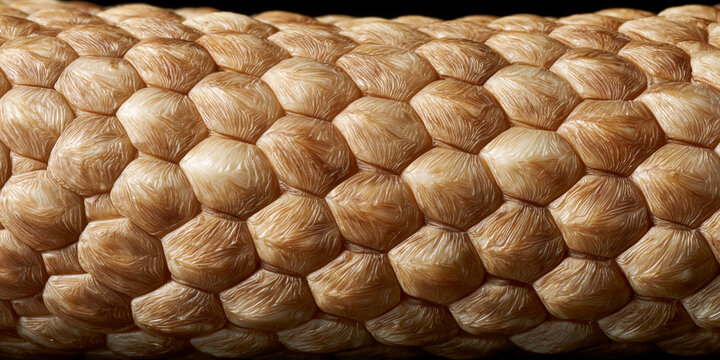 Close up extreme macro photograph of armadillo armor showing detailed interlocking scutes and fibrous texture