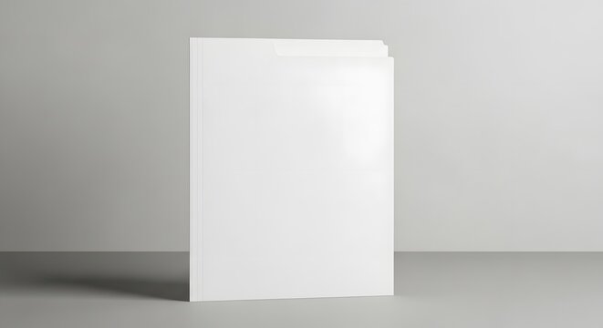 Blank portfolio mockup professional presentation folder design for branding graphic showcase