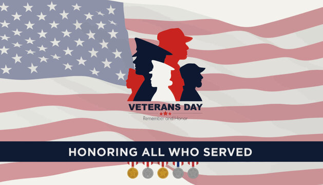 Veterans day honoring all who served