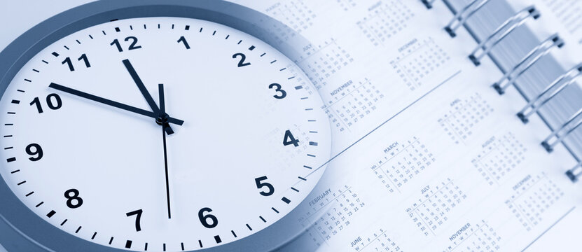 Clock and calendar