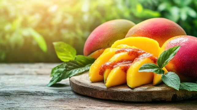 Fresh Mango Slices on Wood, 0_0 (91)-gigapixel-standard v2-6x