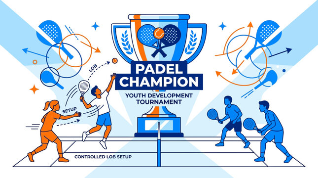 Padel Champion Youth Development Tournament Graphic