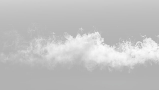 Smoke transparent white smoke cloud isolated realistic overlay fog haze mist vapor atmospheric texture element
