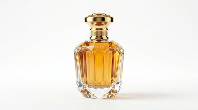 Luxury Perfume Bottle Isolated