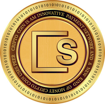 skale-skl cryptocurrency drawings on abstract background. 3d illustrations.