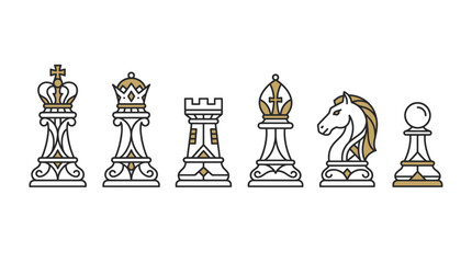 Chess pieces on a board. © afam