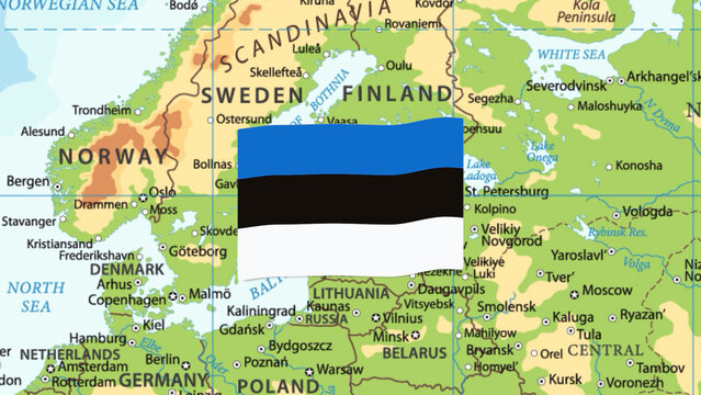 Animated Country Flag 28