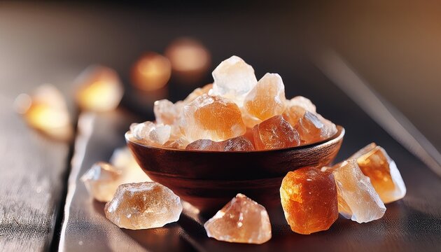 rock sugar closeup