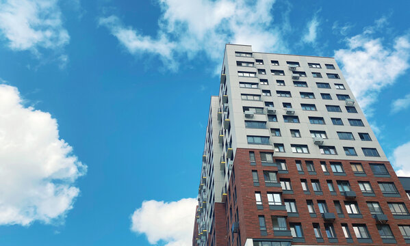 Architecture and real estate, modern residential apartment building