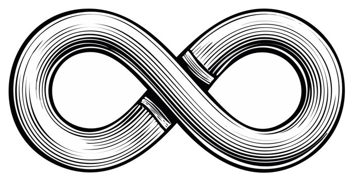 Infinity Symbol Illustration Graphic Design
