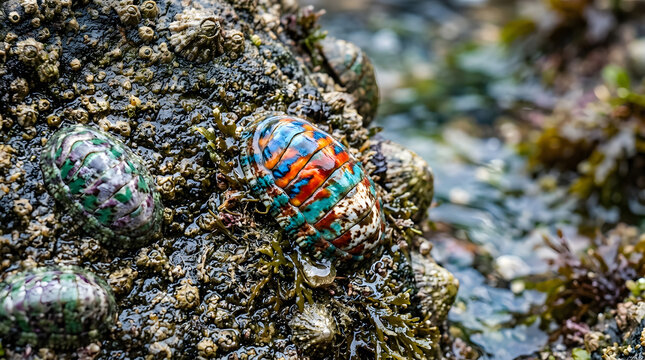 chitons on its natural habitat