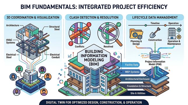 Building information modeling bim fundamentals and project efficiency