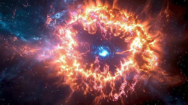 超新星のような爆発のイメージ