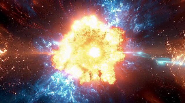 超新星のような爆発のイメージ