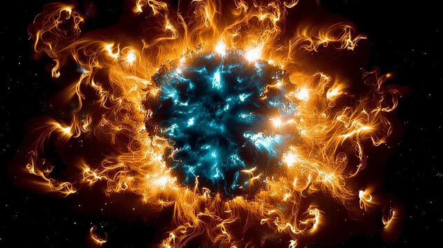 超新星のような爆発のイメージ