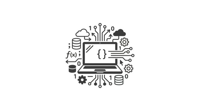 Software Development and Computer Programming Icon Set