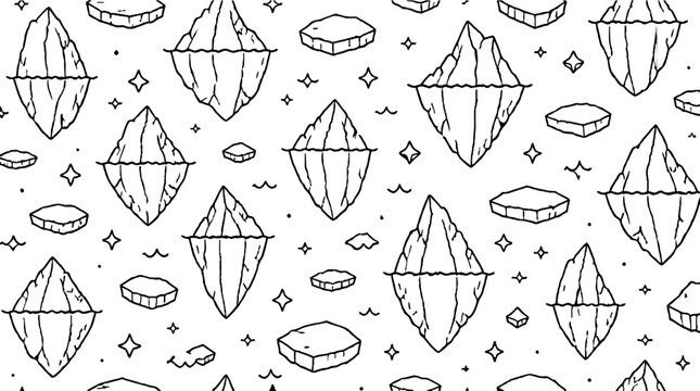 Geometric diamond pattern with intricate line art design.