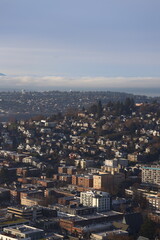 Fototapeta premium aerial view of the city