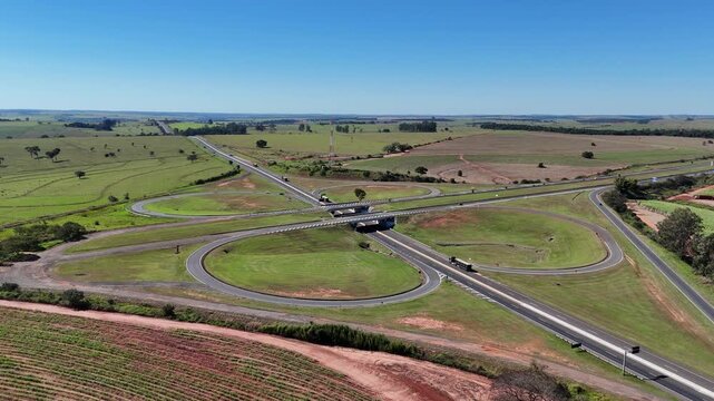 Entroncamento Rodovia Raposo Tavares com Rodovia Castelo Branco, S&atilde;o Paulo. Final da Rodovia Castelo Branco. CART, Concessionaria Auto Raposo Tavares