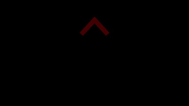 Animated Up directional moving arrow. Upload button concept animation. animated bouncing slide to Up arrow
