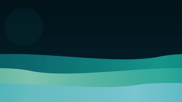 soft ocean wave abstract minimalist blue background
