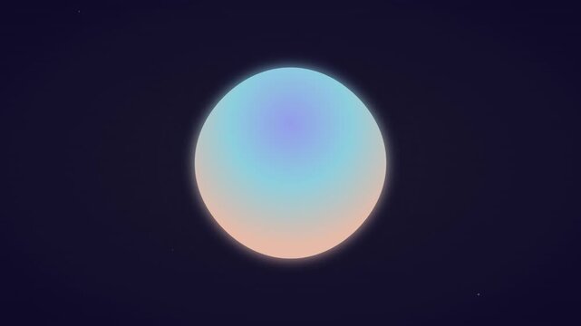 Smooth Morphing Gradient Orb Motion Graphic Design