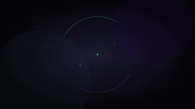 sleek dark mode tech overlay vector animation