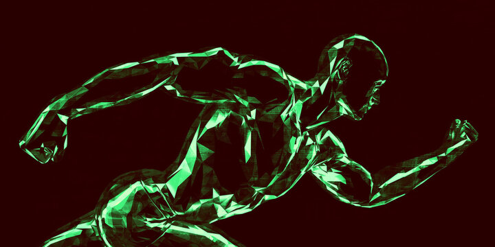 Wallpaper Design Captures Essence Of Athletic Movement