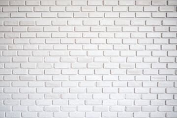 Obraz premium white brick wall texture and background.