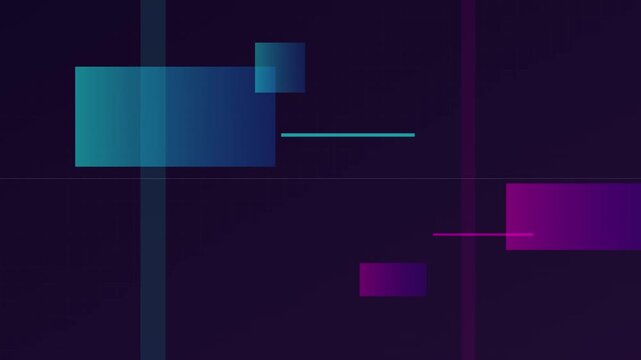 Retro Vaporwave Glitch Style Vector Motion Background