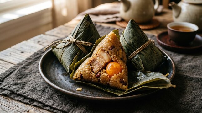 Classic Chinese Zongzi Dumplings