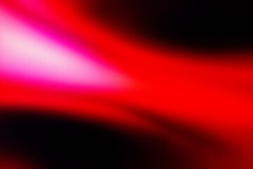 Vibrant red glow pulses across dark background. Soft gradients blend pink, orange, and deep red hues. Abstract form suggests motion or energy flow. Ideal for digital art, futuristic themes © Cak Had Photography