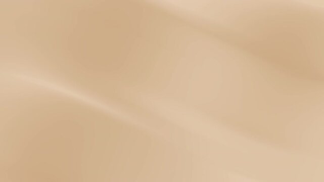 Smooth light beige fabric wavy texture for design projects. Perfect background for soft material theme, gentle folds suitable for fashion.