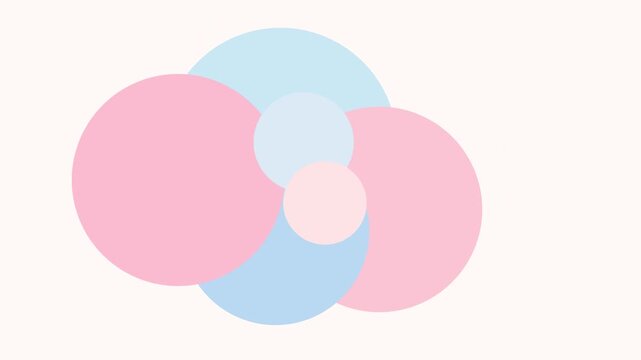 playful candy color abstract blob motion background