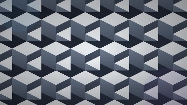Perspective Geometric Stairs Abstract Motion Graphic Loop