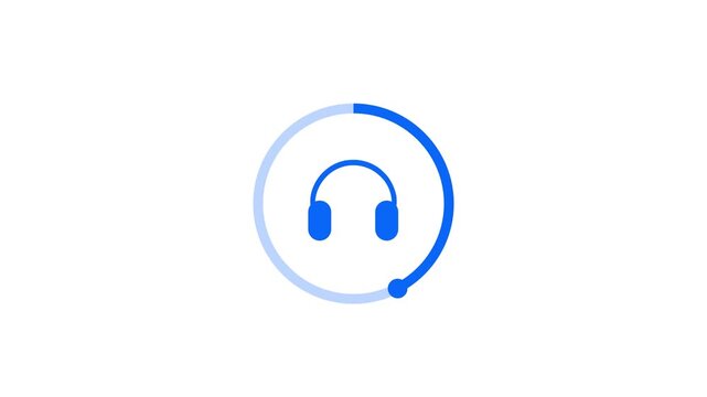 White Music Note Symbol Vector Illustration