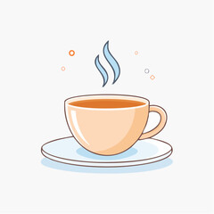 Fototapeta premium lat Coffee Cup Vector Art