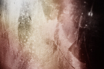 Fototapeta premium Abstract colorful scratched film background