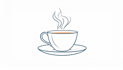 Fototapeta premium lat Coffee Cup Vector Art