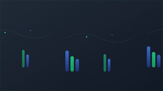 modern flat design infographic data flow vector background