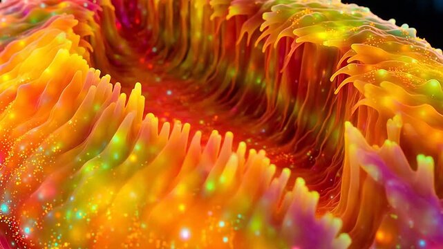 Mitochondria Structure: Double Membrane & Inner Cristae with ATP Synthase