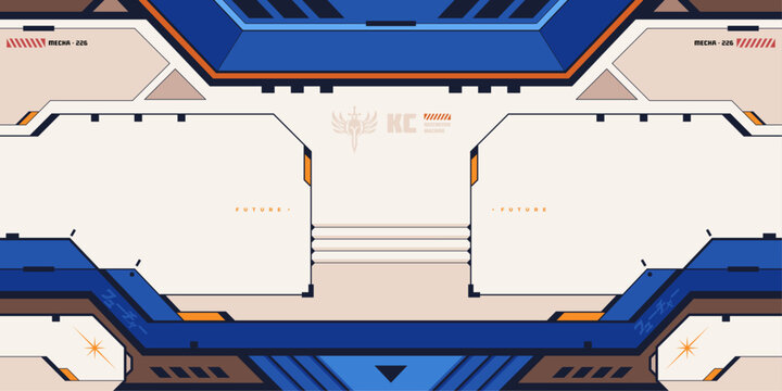ANIME MECHA BACKGROUND 004