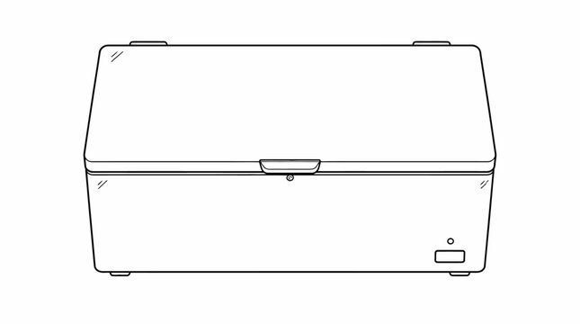 Modern portable hard drive storage device illustration.