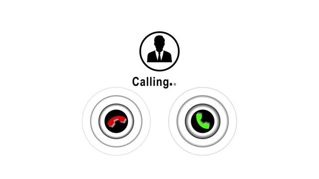 Human use smartphone with incoming call from unknown number, spam, hoax person, fake identity, scammer, scam with mobile phone, hacker. Phone ring sign of phone call icon.